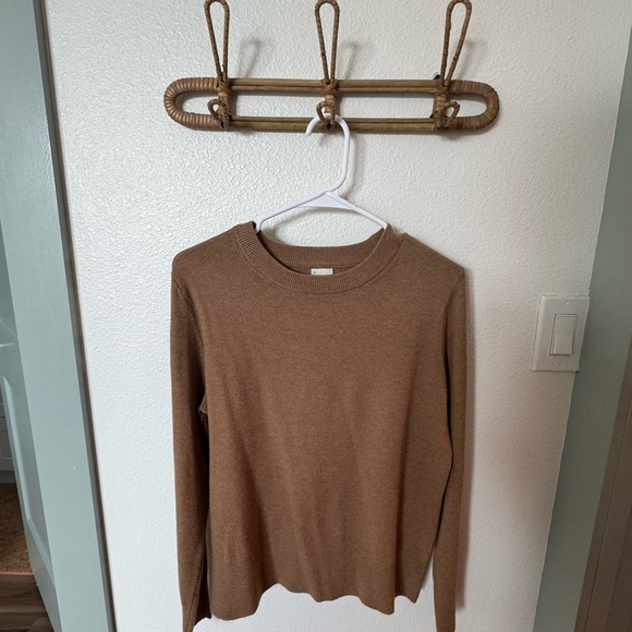 a new day Sweaters - a new day camel crewneck sweater